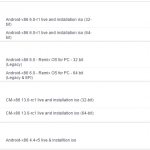 android-x86.org список ОС