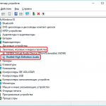 Audio card in Device Manager in Windows 10