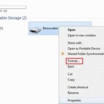 How to open a flash drive if it requires formatting