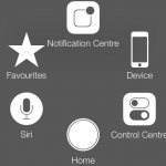 home button on iPhone screen